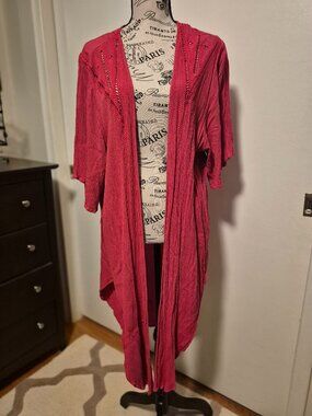 Crinkle Duster/Ruana/Kimono